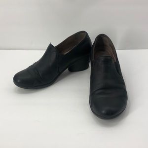 Dansko Robin Black Burnished NuBuck Slip On